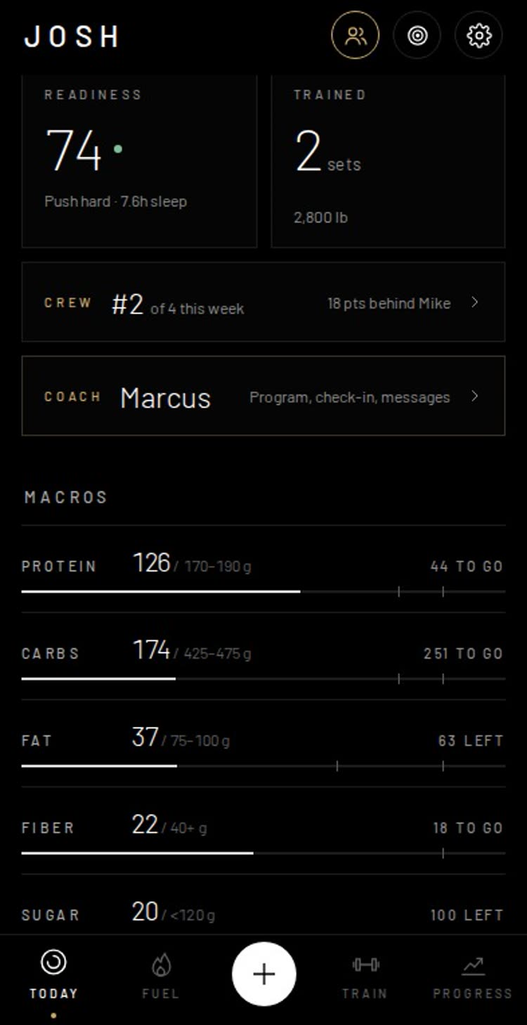 Crew rank on Today